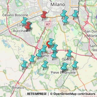 Mappa Via Tanaro, 20089 Rozzano MI, Italia (4.19263)