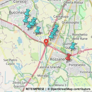 Mappa Milano - Genova, 20089 Rozzano MI, Italia (1.97818)