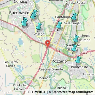 Mappa Milano - Genova, 20089 Rozzano MI, Italia (2.65667)