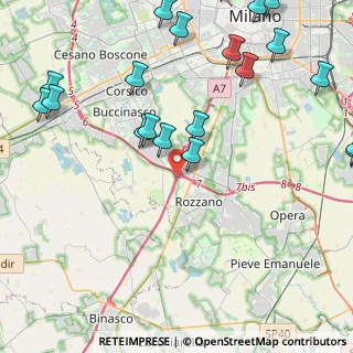 Mappa Milano - Genova, 20089 Rozzano MI, Italia (5.803)