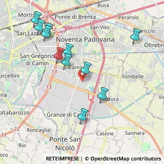 Mappa Via Belgio, 35127 Padova PD, Italia (2.22818)