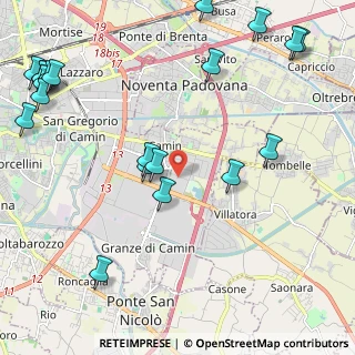 Mappa Via Belgio, 35127 Padova PD, Italia (2.9445)