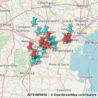 Mappa Via Belgio, 35127 Padova PD, Italia (10.215)