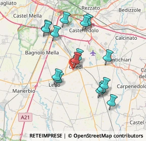 Mappa SVICOM Base Retail Park, 25016 Ghedi BS, Italia (7.19467)