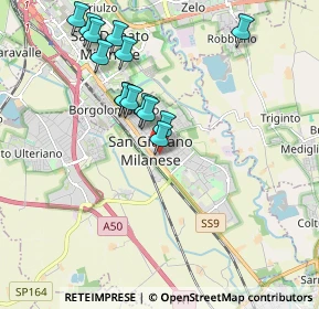 Mappa Via Rizzi Fratelli, 20098 San Giuliano Milanese MI, Italia (1.85429)