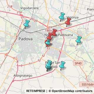 Mappa Via Del Progresso, 35127 Padova PD, Italia (3.80091)