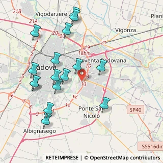 Mappa Via Del Progresso, 35127 Padova PD, Italia (4.36188)
