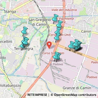 Mappa Via Del Progresso, 35127 Padova PD, Italia (1.021)