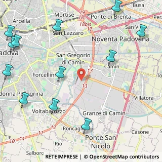 Mappa Via Del Progresso, 35127 Padova PD, Italia (3.19833)