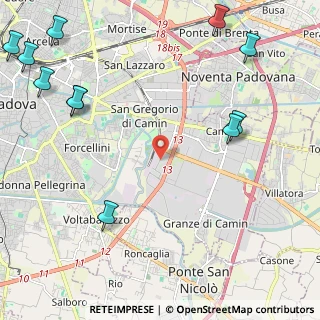Mappa Via Del Progresso, 35127 Padova PD, Italia (3.23545)