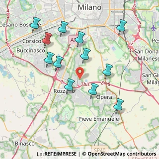 Mappa Città di Rozzano, 20089 Rozzano MI, Italia (4.0075)