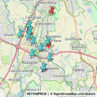 Mappa Città di Rozzano, 20089 Rozzano MI, Italia (1.92643)