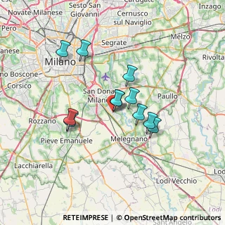 Mappa Via Serrati Menotti, 20098 San Giuliano Milanese MI, Italia (5.42455)