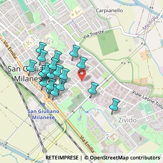 Mappa Via Serrati Menotti, 20098 San Giuliano Milanese MI, Italia (0.444)