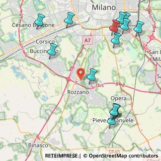 Mappa Viale Monte Amiata, 20089 Rozzano MI, Italia (5.63357)