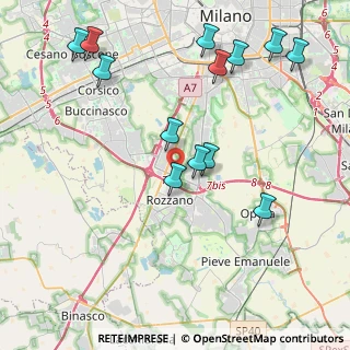 Mappa Viale Monte Amiata, 20089 Rozzano MI, Italia (4.66692)