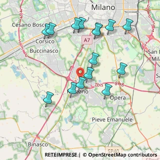 Mappa Viale Monte Amiata, 20089 Rozzano MI, Italia (4.10267)