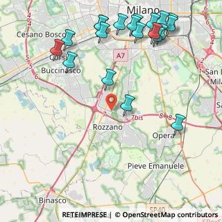 Mappa Viale Monte Amiata, 20089 Rozzano MI, Italia (5.5195)