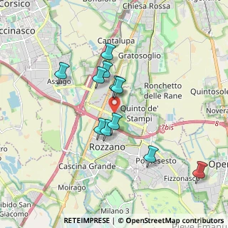 Mappa Viale Monte Amiata, 20089 Rozzano MI, Italia (1.57364)