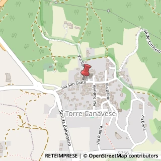 Mappa Via Roma, 5, 10010 Torre Canavese, Torino (Piemonte)