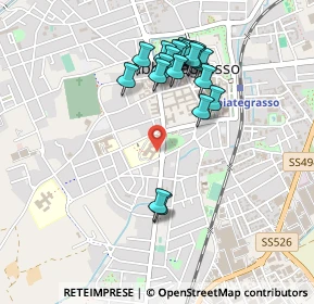 Mappa Via Donatori di Sangue, 20081 Abbiategrasso MI, Italia (0.4465)