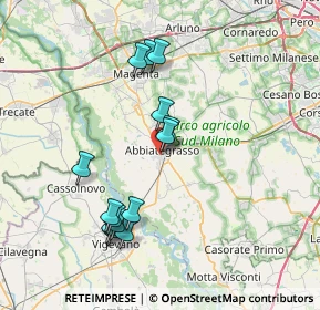 Mappa Via Donatori di Sangue, 20081 Abbiategrasso MI, Italia (7.30857)