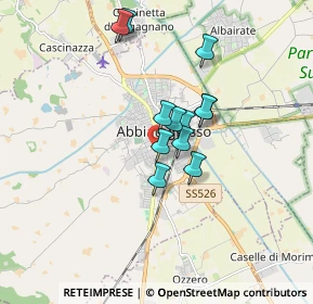 Mappa Via Donatori di Sangue, 20081 Abbiategrasso MI, Italia (1.24917)