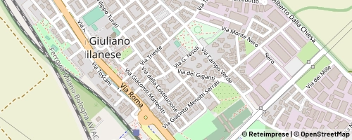 Mappa San Giuliano Milanese