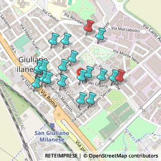 Mappa Via Nisoli, 20098 San Giuliano Milanese MI, Italia (0.2105)