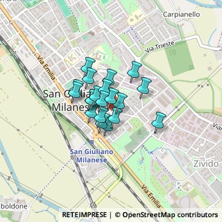 Mappa Via Nisoli, 20098 San Giuliano Milanese MI, Italia (0.244)