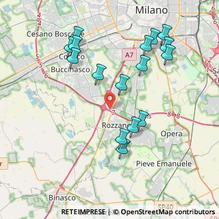 Mappa Strada 7, 20089 Rozzano MI, Italia (4.26688)