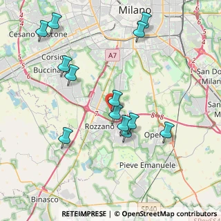 Mappa Via Piave, 20089 Rozzano MI, Italia (4.14077)