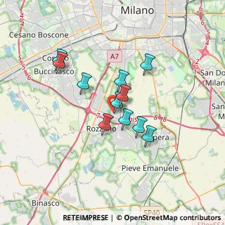 Mappa Via Piave, 20089 Rozzano MI, Italia (2.66182)