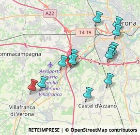 Mappa Piazza Don Girelli, 37062 Dossobuono VR, Italia (3.90846)