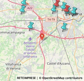 Mappa Piazza Don Girelli, 37062 Dossobuono VR, Italia (5.96909)