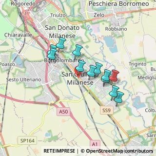 Mappa Via XXV Aprile, 20098 San Giuliano Milanese MI, Italia (1.4775)