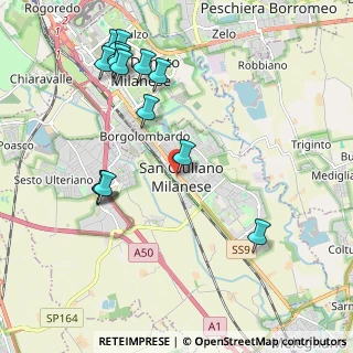 Mappa Via XXV Aprile, 20098 San Giuliano Milanese MI, Italia (2.31643)