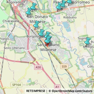 Mappa Via XXV Aprile, 20098 San Giuliano Milanese MI, Italia (2.30182)