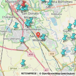 Mappa Via XXV Aprile, 20098 San Giuliano Milanese MI, Italia (3.1785)
