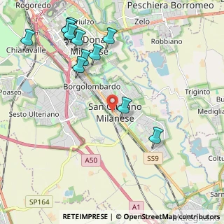 Mappa SS 9 Via Emilia, 20098 San Giuliano Milanese MI, Italia (2.52667)