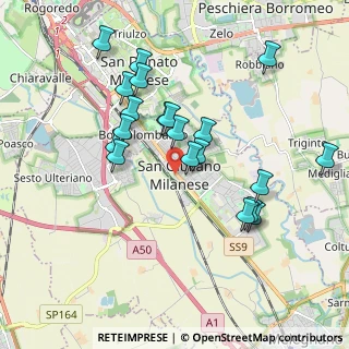 Mappa SS 9 Via Emilia, 20098 San Giuliano Milanese MI, Italia (1.8055)