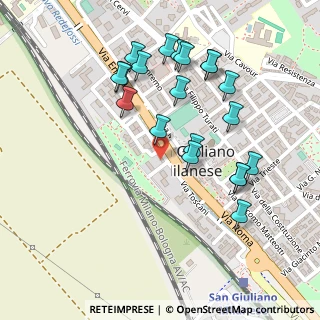 Mappa Via XXV Aprile, 20098 San Giuliano Milanese MI, Italia (0.25)