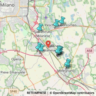 Mappa SS 9 Via Emilia, 20098 San Giuliano Milanese MI, Italia (3.0225)