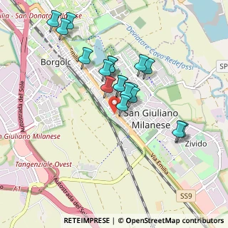 Mappa Via XXV Aprile, 20098 San Giuliano Milanese MI, Italia (0.80889)