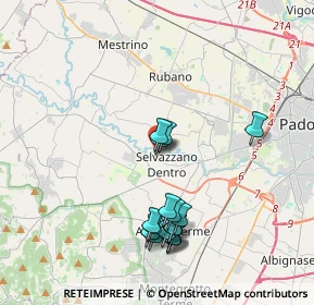 Mappa Piazza Guido Puchetti, 35030 Selvazzano Dentro PD, Italia (3.80529)