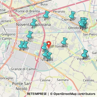 Mappa Viale Vittorio Veneto, 35020 Villatora PD, Italia (2.42)