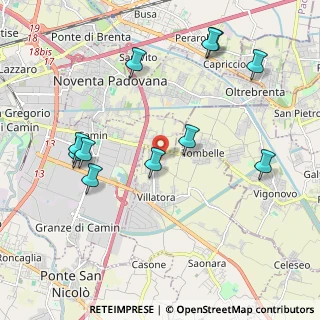 Mappa Viale Vittorio Veneto, 35020 Villatora PD, Italia (2.22182)