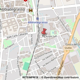 Mappa Via Aurelio Saffi, 4, 20081 Abbiategrasso, Milano (Lombardia)