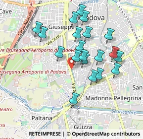 Mappa Via San Pio X, 35123 Padova PD, Italia (0.8515)