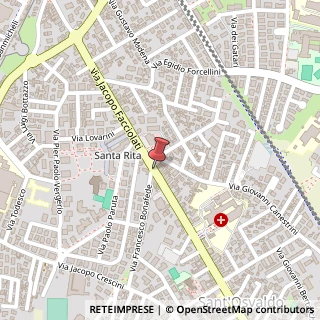 Mappa Via Francesco Bonafede,  1, 35126 Padova, Padova (Veneto)